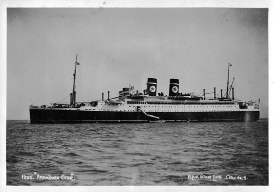 The SS Arandora Star.