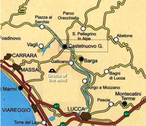 map of Barga.